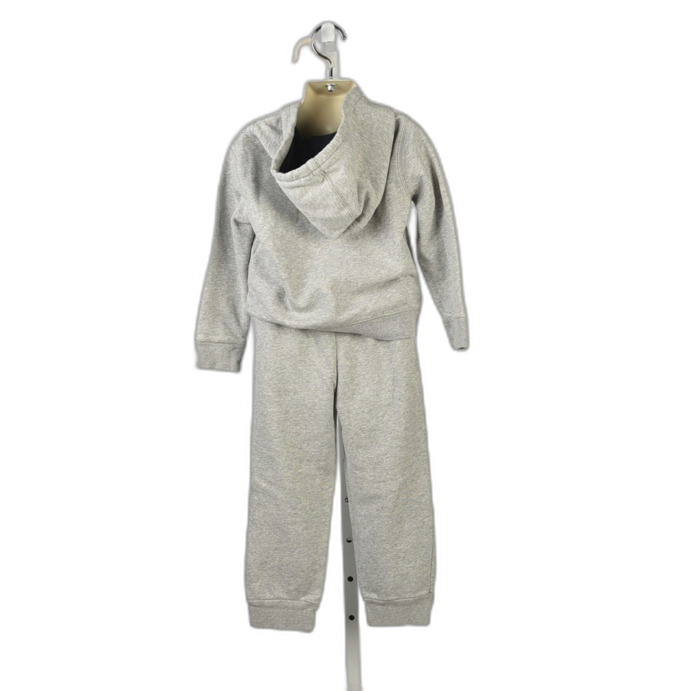 Gap Logo Classic Gray / Blue Pullover Kangaroo Sweatshirt Jogging Suit Size 5 - Picture 3 of 4